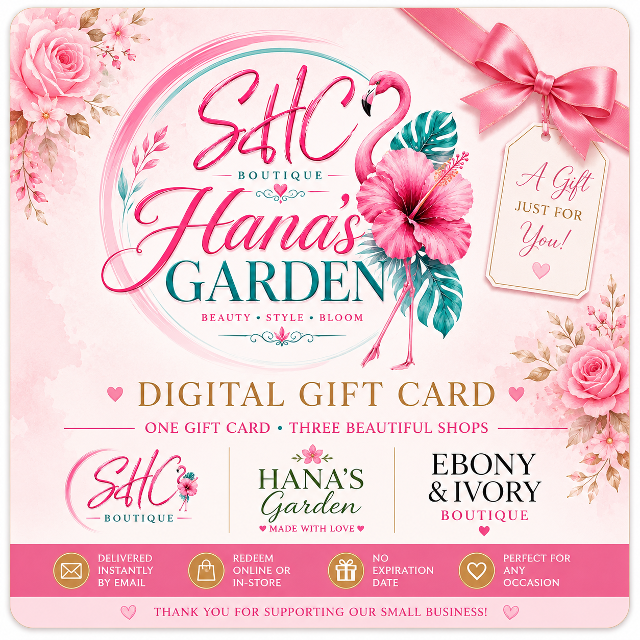 SHC Boutique/Hana's Garden Gift Card