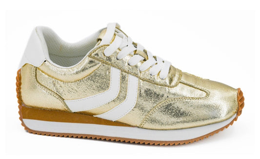 Corkys Kickoff Gold Crinkly Metallic